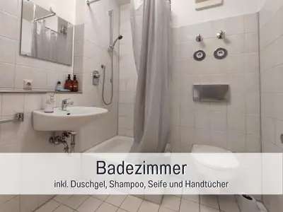 Ein Badezimmer in der Unterkunft City-Apartment Germersheim