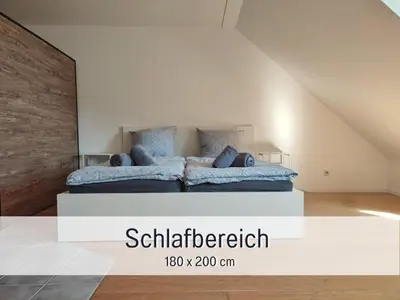 Ein Bett oder Betten in einem Zimmer der Unterkunft City-Apartment Germersheim