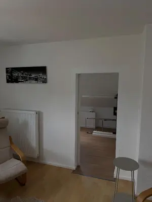 Ein Sitzbereich in der Unterkunft Ruhige 60qm Wohnung mit Self Check In und Terrasse