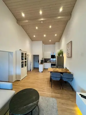 Küche/Küchenzeile in der Unterkunft Stylish 3-room apartment, centrally located