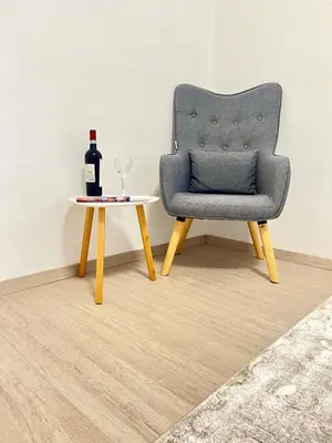 Ein Sitzbereich in der Unterkunft Schönes Zimmer in einer 3er WG-Wohnung geeignet für einen Mann shared apartment