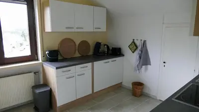 Küche/Küchenzeile in der Unterkunft Ferienwohnung Hirtenberg