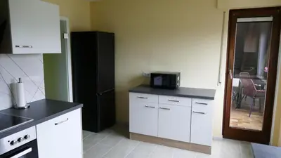 Küche/Küchenzeile in der Unterkunft Ferienwohnung Hirtenberg