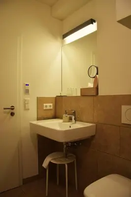 Ein Badezimmer in der Unterkunft Seybolds Gästehaus