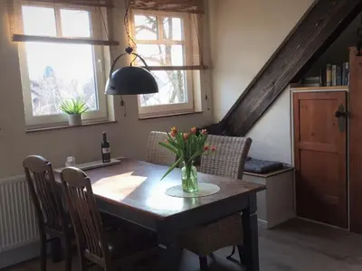 Ein Sitzbereich in der Unterkunft Wunderschönes Apartment im Eckhaus3