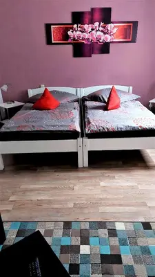 Ein Bett oder Betten in einem Zimmer der Unterkunft Feworeinhard