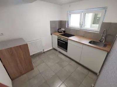 Küche/Küchenzeile in der Unterkunft Modernes Studio in Sonderheim-Germersheim