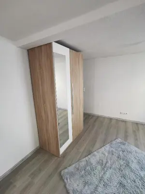 Ein Bett oder Betten in einem Zimmer der Unterkunft Modernes Studio in Sonderheim-Germersheim