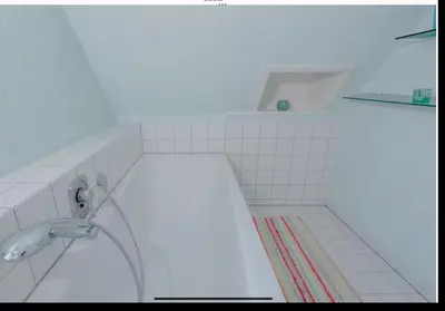 Ein Badezimmer in der Unterkunft Exklusive Maisonettewohnung