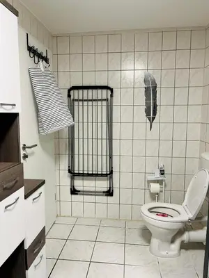 Ein Badezimmer in der Unterkunft SRooms - Neckarwestheim