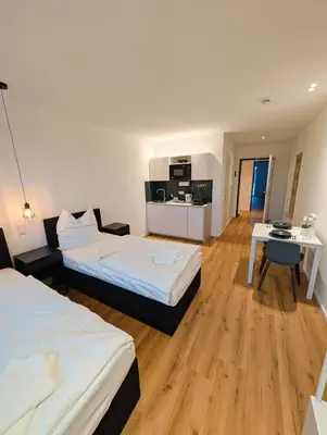 Ein Bett oder Betten in einem Zimmer der Unterkunft Montelio Living