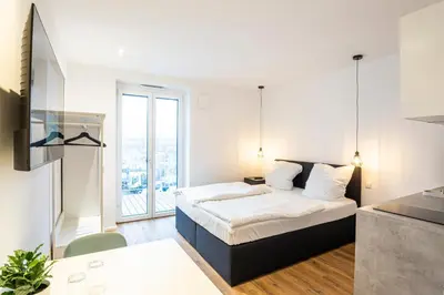 Ein Bett oder Betten in einem Zimmer der Unterkunft Montelio Living