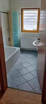 Ein Badezimmer in der Unterkunft Ferienwohnung Hennrich