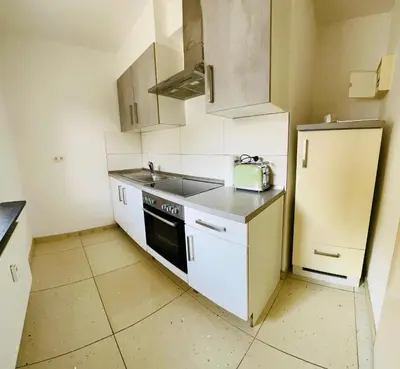 Küche/Küchenzeile in der Unterkunft Gemütliches 1-Zimmer Appartement