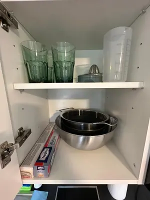 Küche/Küchenzeile in der Unterkunft Wohlfühlwohnung in Eppelheim - zentral und entspannt