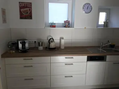 Küche/Küchenzeile in der Unterkunft Ferienwohnung Udenheim