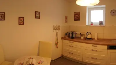 Küche/Küchenzeile in der Unterkunft Ferienwohnung Udenheim