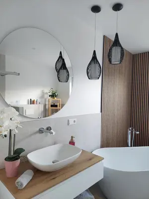 Ein Badezimmer in der Unterkunft Ferienwohnung Senfnest