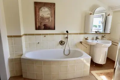 Ein Badezimmer in der Unterkunft Haus Stoll