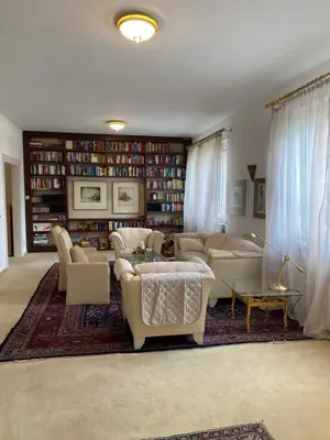 Die Bibliothek in der Ferienwohnung