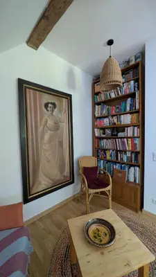 Die Bibliothek in der Ferienwohnung