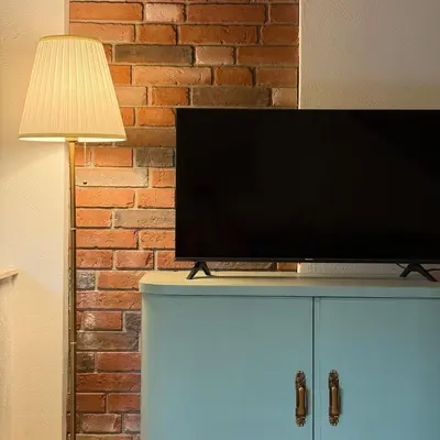 TV/Unterhaltungsangebot in der Unterkunft Holziges Dachgeschoss-Apartment