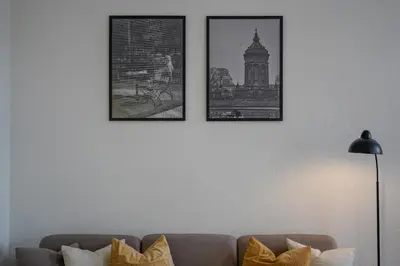 Ein Sitzbereich in der Unterkunft Wohnkultur - Altbau Charme für 8 Personen