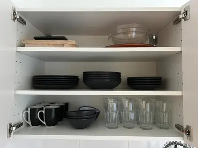 Küche/Küchenzeile in der Unterkunft Wohnung nahe Naturschutzgebiet