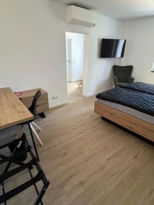 TV/Unterhaltungsangebot in der Unterkunft Ferienwohnung Wasser - Bude