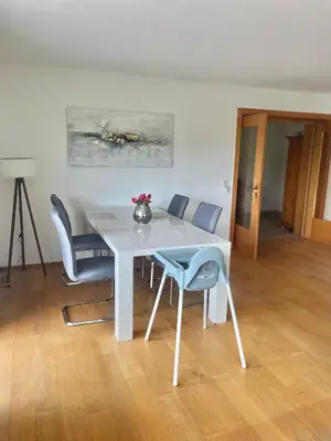 Ein Sitzbereich in der Unterkunft REHBLICK Ferienwohnung