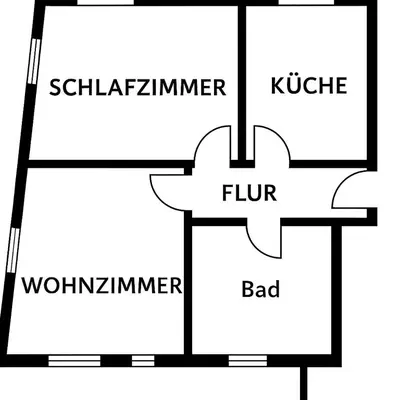 Grundriss der Unterkunft Suite D