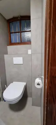 Ein Badezimmer in der Unterkunft Room in Darmstadt City