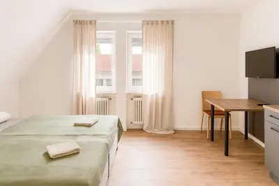 Ein Bett oder Betten in einem Zimmer der Unterkunft Hotel weisses Lamm