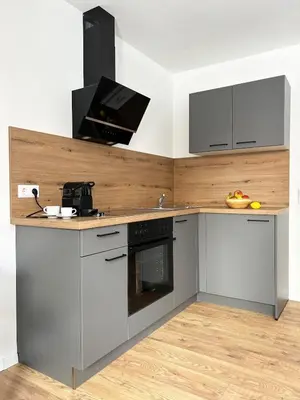 Küche/Küchenzeile in der Unterkunft Hotel weisses Lamm