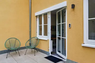 Ein Balkon oder eine Terrasse in der Unterkunft Altstadtzauber Apartments Miltenberg