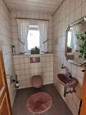 Ein Badezimmer in der Unterkunft Ferienwohnung Catus