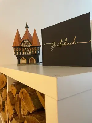Ein Zertifikat, Auszeichnung, Logo oder anderes Dokument, das in der Unterkunft Stay Leif Odenwald ausgestellt ist