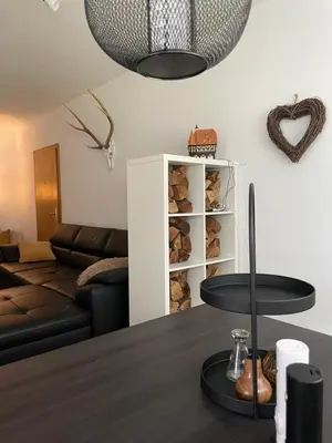 Ein Sitzbereich in der Unterkunft Stay Leif Odenwald