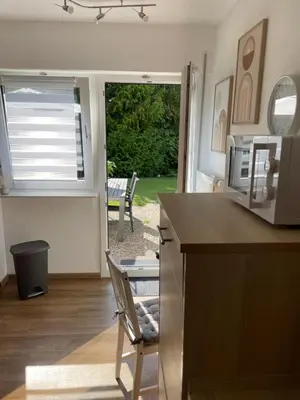 Küche/Küchenzeile in der Unterkunft Stay Leif Odenwald