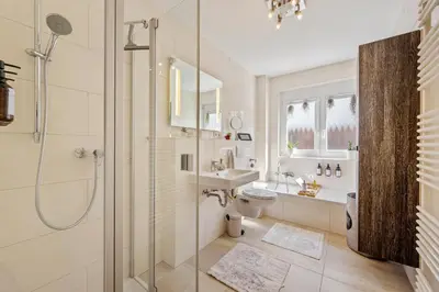 Ein Badezimmer in der Unterkunft Retreat Living Bensheim - Sauna - Garten - Parkplatz