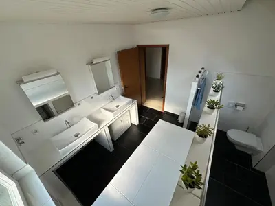 Küche/Küchenzeile in der Unterkunft Sunnyside - Modern holiday apartment Pfungstadt