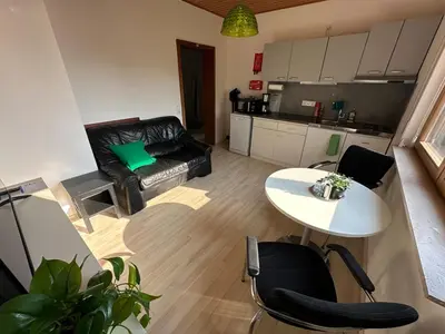 Küche/Küchenzeile in der Unterkunft Sunnyside - Modern holiday apartment Pfungstadt