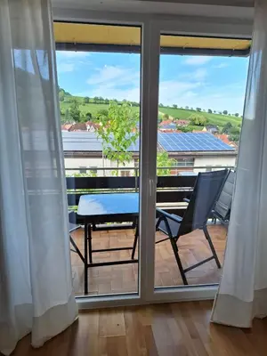 Ein Balkon oder eine Terrasse in der Unterkunft Sonnenberg Wohnung im Haus Frey 2 BR, Küche, Bad, Parken