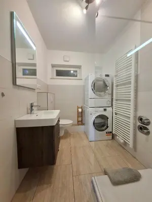 Ein Badezimmer in der Unterkunft Sonnenberg Wohnung im Haus Frey 2 BR, Küche, Bad, Parken
