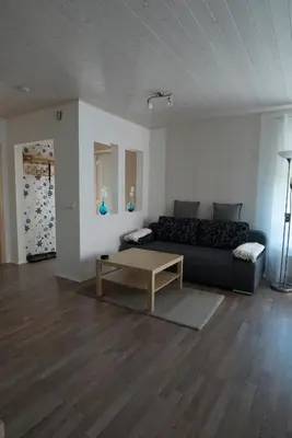 Ein Sitzbereich in der Unterkunft Ferienwohnung Viabella