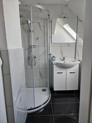 Ein Badezimmer in der Unterkunft Rooftop Retreat Heilbronn