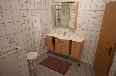 Ein Badezimmer in der Unterkunft Ferienwohnung im Herzen des Pfälzer Waldes