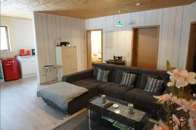 Küche/Küchenzeile in der Unterkunft Ferienwohnung im Herzen des Pfälzer Waldes