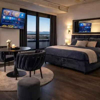 Deluxe Penthouse Suite zentral mit Goldstadtblick