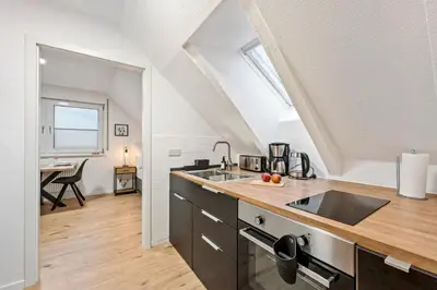 Küche/Küchenzeile in der Unterkunft Sali Homes - Neckarwestheim - Basic Home